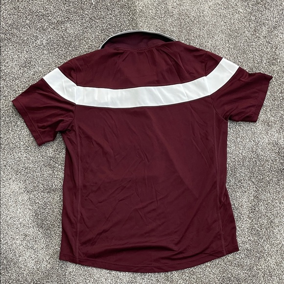 Adidas Burgundy Polo with White Details - Picture 4 of 4
